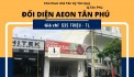 Cho thuê nhà Mặt Tiền cạnh AEON Tân Phú 160m2, 35 triệu, Ngang 8M